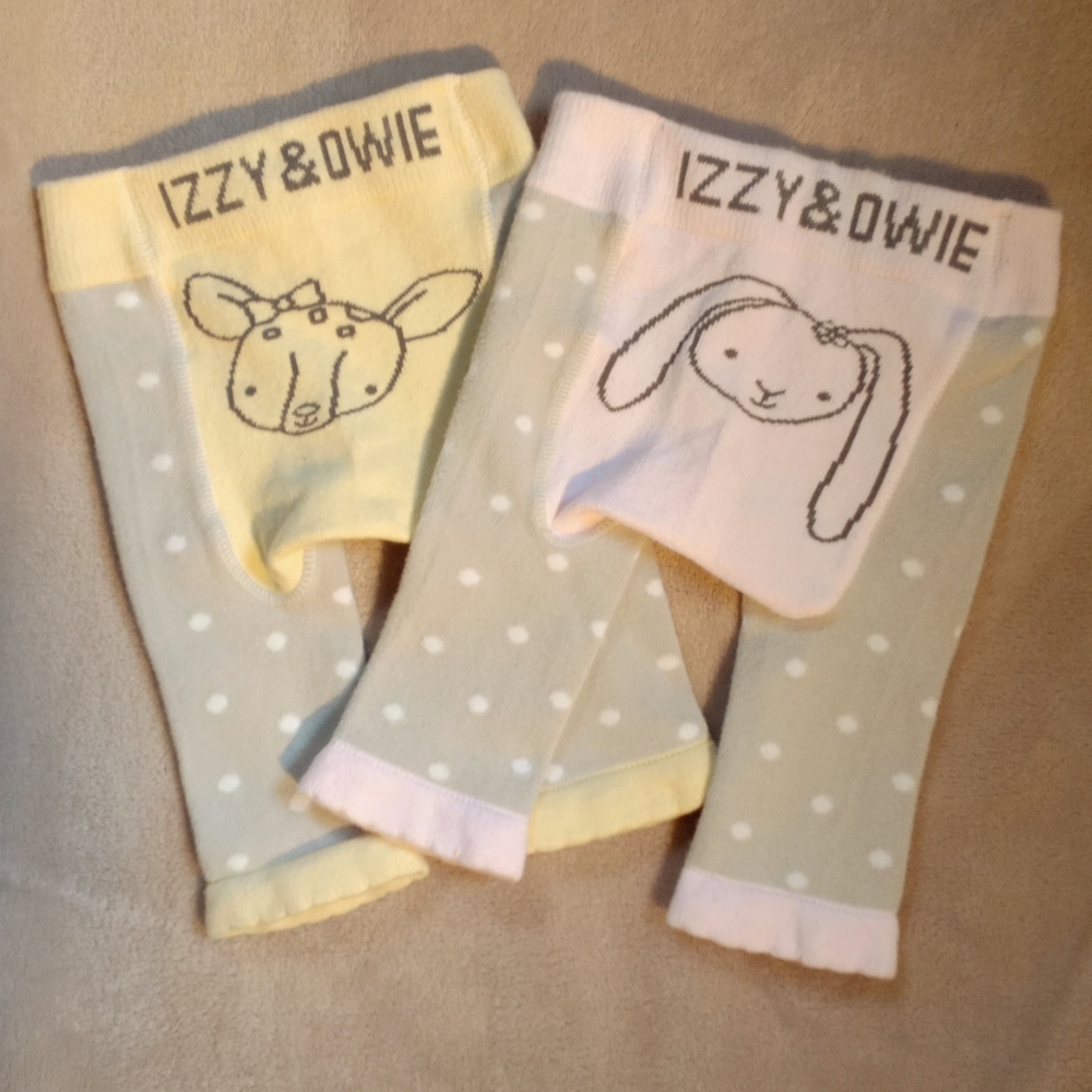 2pc 0-6m Izzy & Owie Leggings